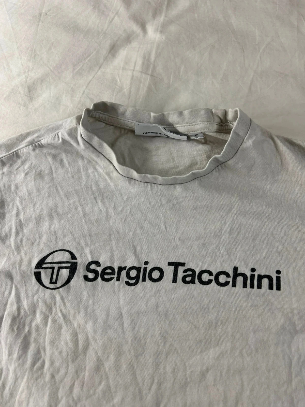 Camiseta branca com estampa Sergio Tacchini tamanho M – photo 3